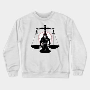 Military and bullet Police and justice Crewneck Sweatshirt